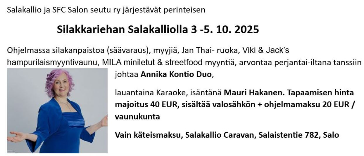 Silakkarieha Salakalliolla 3.-5.10.2025
