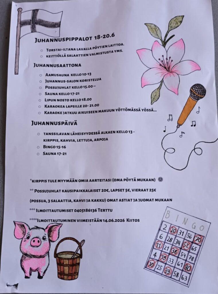 Juhannispippalot 18.-20.6.2026